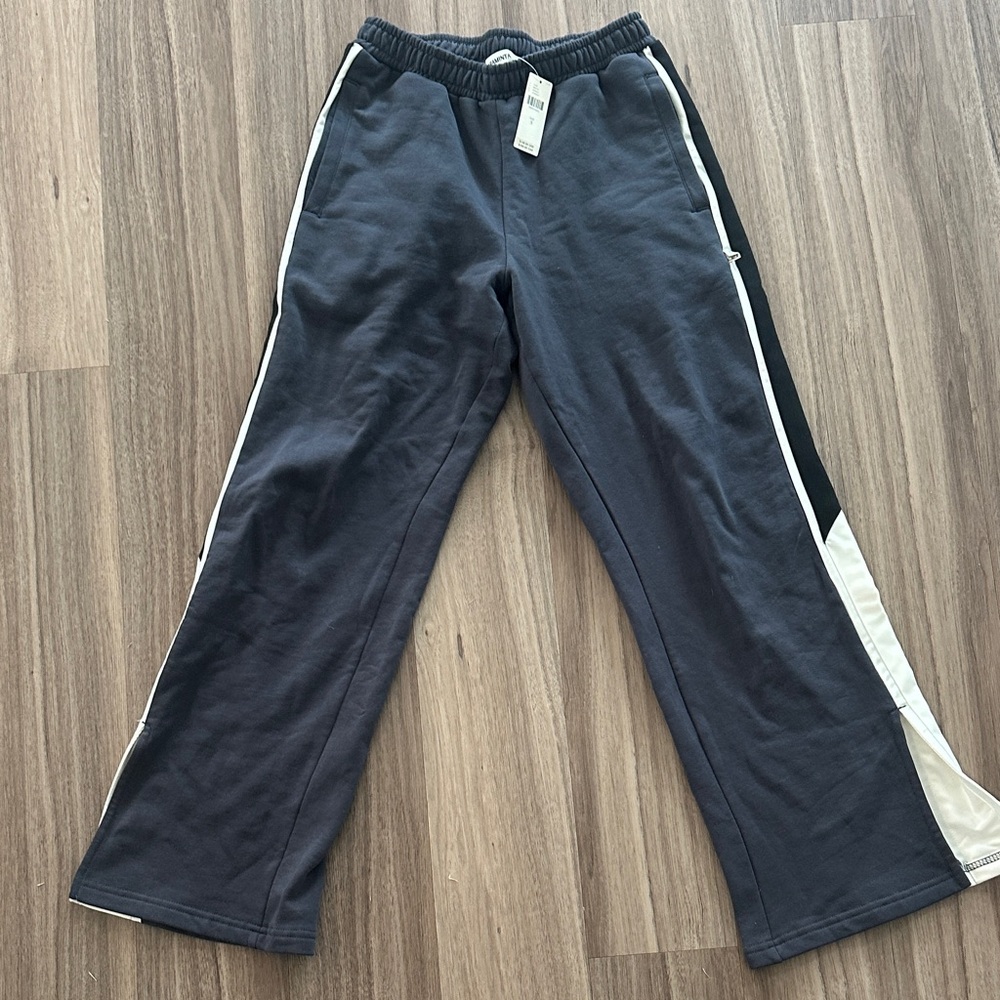 Gray & White Track Pants - araminta James